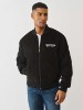 QUILTED CORDUROY BOMBER JACKET