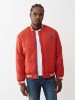 TWO-TONE ZIP PUFFER JACKET