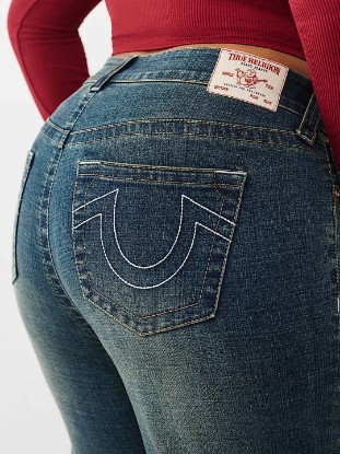 PLUS BILLIE MID RISE STRAIGHT JEAN