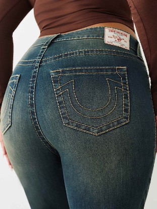 PLUS BILLIE MID RISE BIG T STRAIGHT JEAN