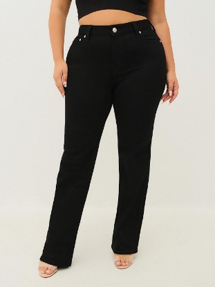 PLUS BILLIE MID RISE STRAIGHT JEAN