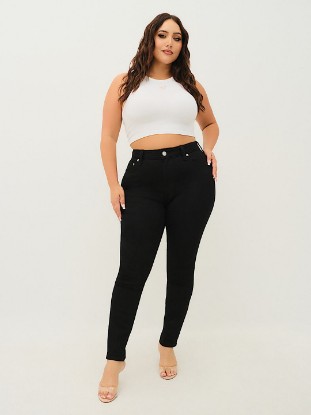 PLUS JENNIE MID RISE CURVY SKINNY JEAN