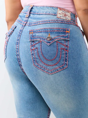PLUS JENNIE MID RISE SUPER T FLAP CURVY SKINNY JEAN