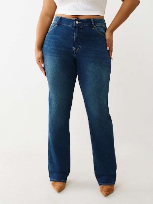 PLUS BILLIE MID RISE STRAIGHT JEAN
