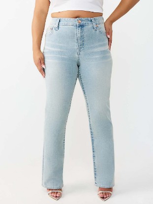 PLUS BILLIE MID RISE BIG T STRAIGHT JEAN