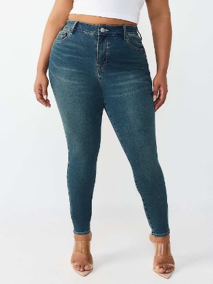 PLUS JENNIE MID RISE CURVY SKINNY JEAN
