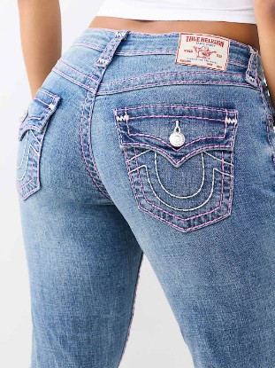 BILLIE MID RISE SUPER T FLAP STRAIGHT JEAN