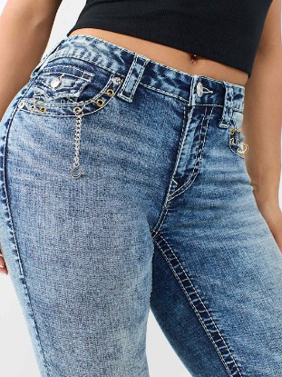 BILLIE MID RISE PIERCED BIG T FLAP STRAIGHT JEAN