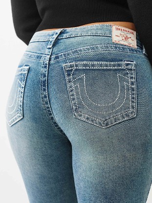 PLUS JENNIE MID RISE CRYSTAL BIG T CURVY SKINNY JEAN