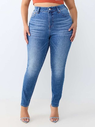PLUS JENNIE MID RISE CURVY SKINNY JEAN