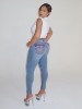 JENNIE MID RISE SUPER T CURVY SKINNY JEAN