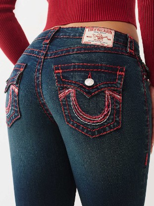 JENNIE MID RISE LUREX SUPER T CURVY SKINNY JEAN
