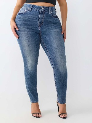 PLUS JENNIE MID RISE BIG T CURVY SKINNY JEAN