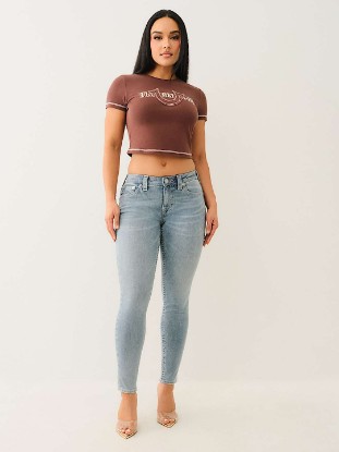 HALLE MID RISE SUPER SKINNY JEAN