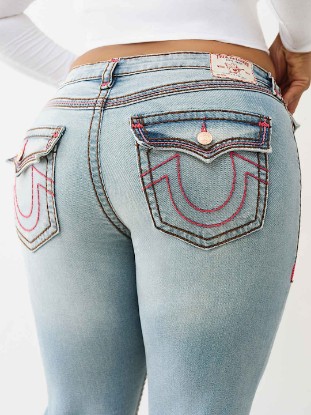 PLUS JOEY MID RISE SUPER T FLARE JEAN