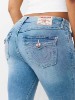JOEY MID RISE BIG T FLAP FLARE JEAN