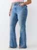 PLUS JOEY MID RISE FLAP FLARE JEAN