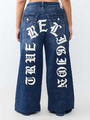 PLUS JESSIE BIG T FLAP SUPER BAGGY JEAN
