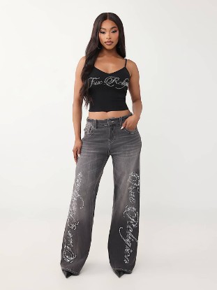 BOBBI MID RISE BAGGY FLAP JEAN