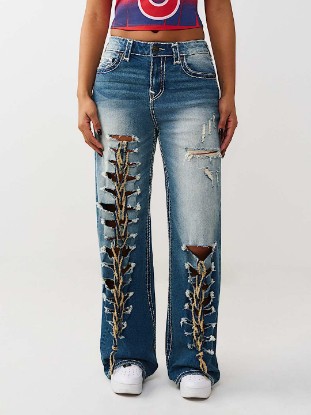 BOBBI MID RISE SUPER T BAGGY JEAN