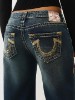 BOBBI LOW RISE LUREX SUPER T BAGGY JEAN