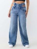 BOBBI CUT-OUT WAISTBAND BAGGY JEAN
