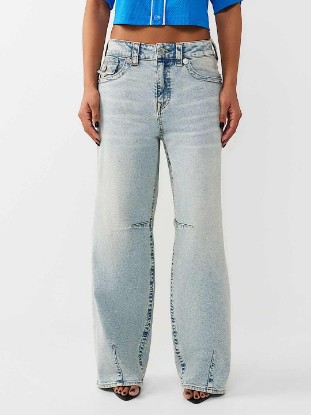 BAILEY MID RISE FLAP BARREL JEAN