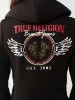 DISTRESSED CLASSIC ZIP HOODIE
