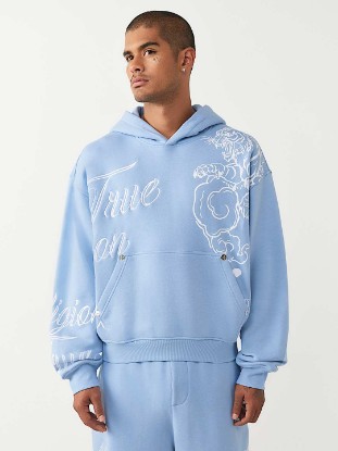 TIGER SCRIPT BOXY HOODIE