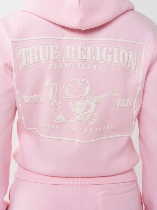 BIG T STITCH LOGO ZIP HOODIE