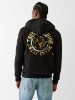 METALLIC LOGO ZIP HOODIE