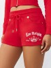 JOEY MID RISE CRYSTAL SWEATSHORT
