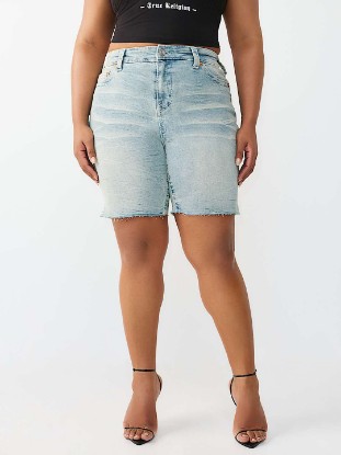 PLUS MIYA MID RISE BIG T BERMUDA SHORT