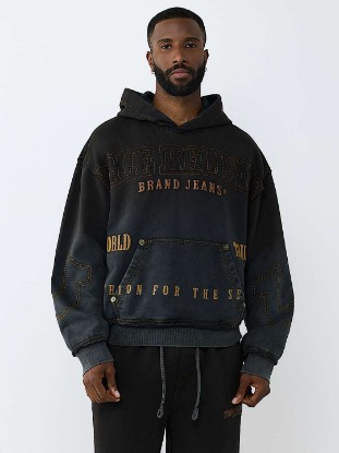 BIG T BOXY WASHED HOODIE