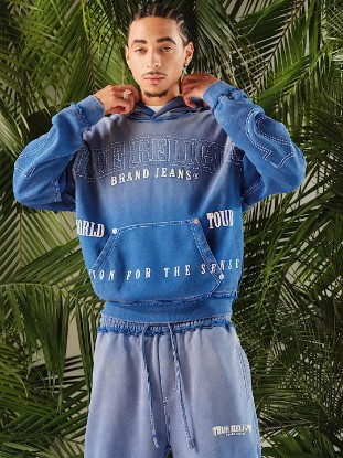 BIG T BOXY WASHED HOODIE