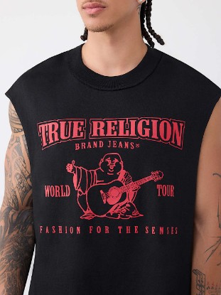 WORLD TOUR SLEEVELESS CUT OFF TEE