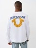 PUFF PRINT HORSESHOE LONG SLEEVE TEE