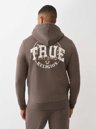 TRUE EMBROIDERED ZIP HOODIE