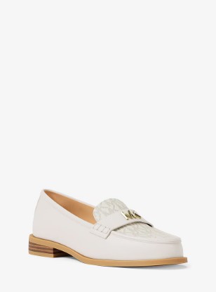 Picture of Lex Leather and Signature Logo Loafer