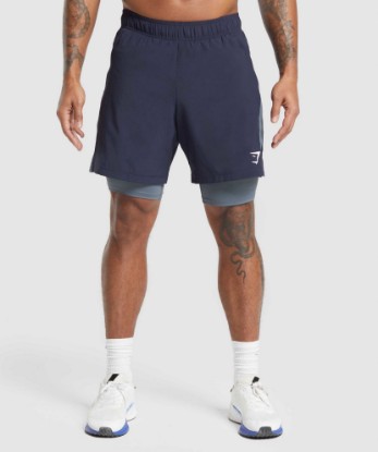Sport 7" 2 in 1 Shorts - View 1