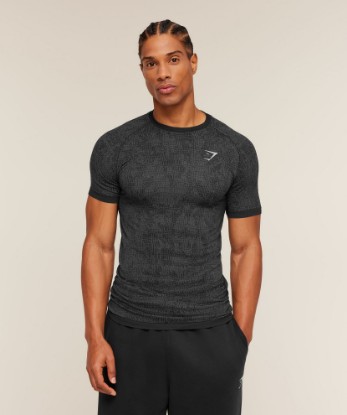 Geo Seamless Grid T-Shirt - View 1