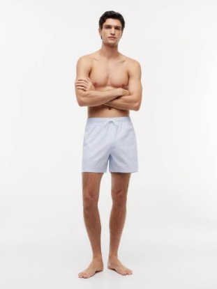 Picture of Script Monogram Striped 5" Swim Trunk