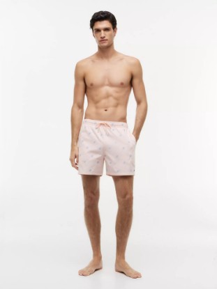 Picture of Script Monogram Striped 5" Swim Trunk