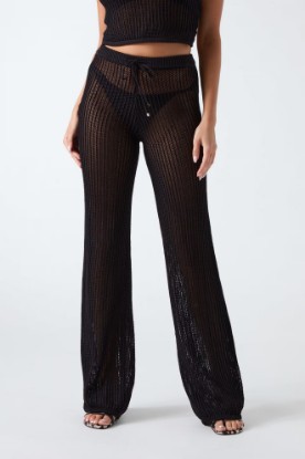 Picture of Crocheted Pants - Black