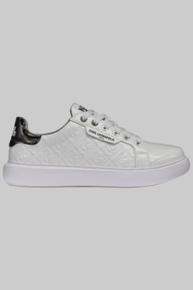 Picture of PATENT SNEAKER WITH SIDE 3D KARL HEAD