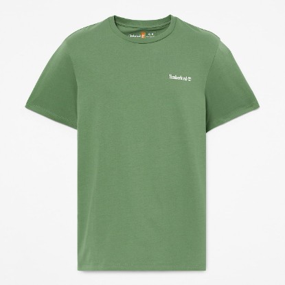 Front and Back Logo TShirt TBL Myrtle Green HERO