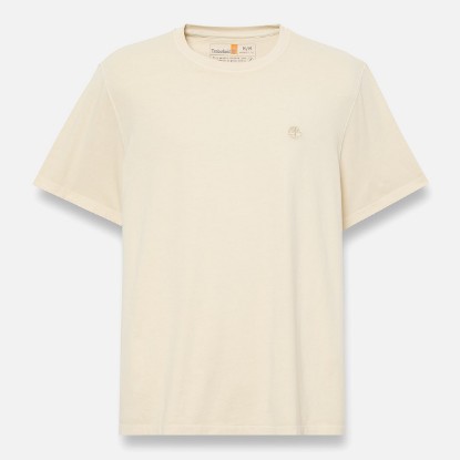 Mens Dunstan River Garment Dyed ShortSleeve TShirt TBL Light Tan HERO