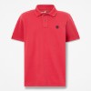 Mens Oyster River ShortSleeve Polo TBL Berry Red HERO