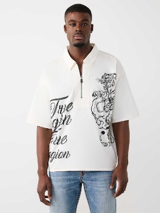 HALF-ZIP TIGER SHIRT