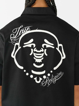 FULL-ZIP BUDDHA SHIRT